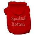 thumbnail image 1 of Pet, Dog  Cat Hoodie Rhinestone, "Spoiled Rotten", 1 of 6