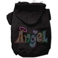 thumbnail image 1 of Pet, Dog  Cat Hoodie Rhinestone, "Technicolor Angel", 1 of 10