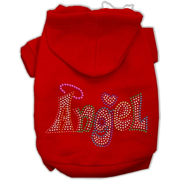 Pet, Dog Cat Hoodie Rhinestone, "Technicolor Angel"