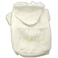 thumbnail image 1 of Pet, Dog  Cat Hoodie Rhinestone, "Trouble Maker", 1 of 6