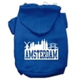 thumbnail image 1 of Pet, Dog  Cat Hoodie Screen Printed, "Amsterdam Skyline", 1 of 11