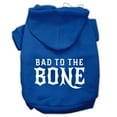thumbnail image 1 of Pet, Dog  Cat Hoodie Screen Printed, "Bad To The Bone", 1 of 11