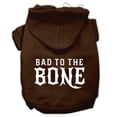 thumbnail image 1 of Pet, Dog  Cat Hoodie Screen Printed, "Bad To The Bone", 1 of 11