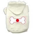 thumbnail image 1 of Pet, Dog  Cat Hoodie Screen Printed, "Bone Flag Japan", 1 of 10