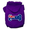 thumbnail image 1 of Pet Dog  Cat Hoodie Screen Printed, "Bone Shaped Australian Flag", 1 of 10