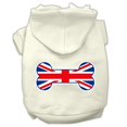thumbnail image 1 of Pet, Dog  Cat Hoodie Screen Printed, "Bone Shaped Flag United Kingdom (Union Jack) Flag", 1 of 11