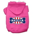 thumbnail image 1 of Pet, Dog  Cat Hoodie Screen Printed, "Bonely In America", 1 of 10