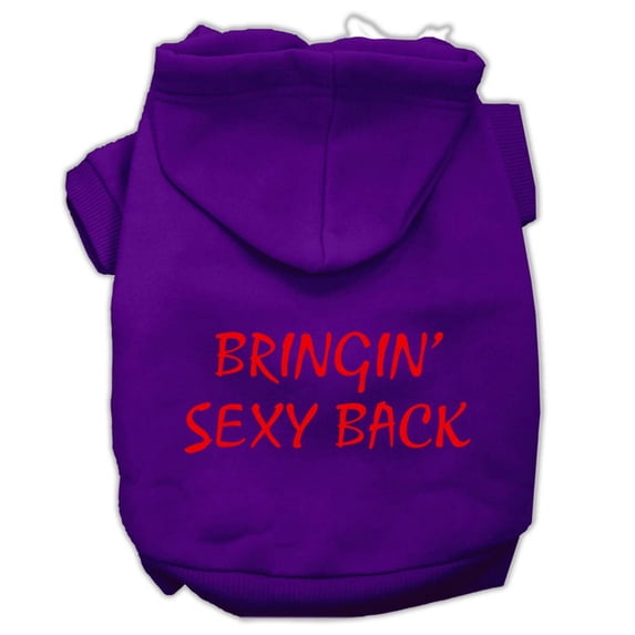 Pet, Dog Cat Hoodie Screen Printed, "Bringin Sexy Back"