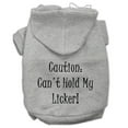 thumbnail image 1 of Pet, Dog  Cat Hoodie Screen Printed, "Can't Hold My Licker", 1 of 10