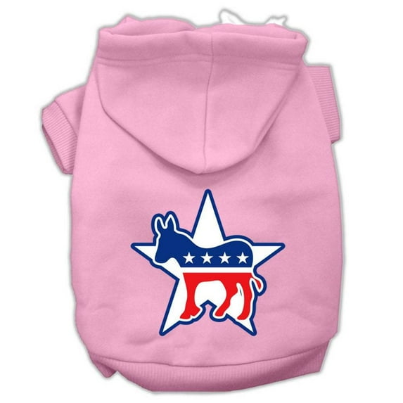 Pet, Dog Cat Hoodie Screen Printed, "Democrat"