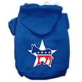 thumbnail image 1 of Pet, Dog  Cat Hoodie Screen Printed, "Democrat", 1 of 10