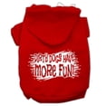 thumbnail image 1 of Pet, Dog  Cat Hoodie Screen Printed, "Dirty Dogs Have More Fun", 1 of 10
