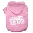 thumbnail image 1 of Pet, Dog  Cat Hoodie Screen Printed, "Dirty Dogs Have More Fun", 1 of 10