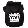 thumbnail image 1 of Pet Dog  Cat Hoodie Screen Printed, "Fetch", 1 of 10