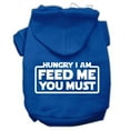 thumbnail image 1 of Pet, Dog  Cat Hoodie Screen Printed, "Hungry I Am, Feed Me You Must", 1 of 10