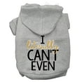 thumbnail image 1 of Pet Dog  Cat Hoodie Screen Printed, "I Literally Can't Even", 1 of 10