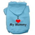 thumbnail image 1 of Pet, Dog  Cat Hoodie Screen Printed, "I Love My Mommy", 1 of 11