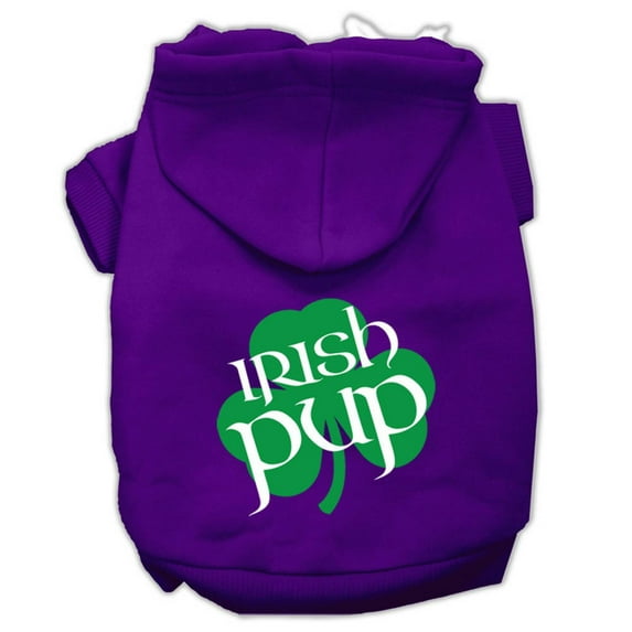 Pet Dog Cat Hoodie Screen Printed, "Irish Pup"