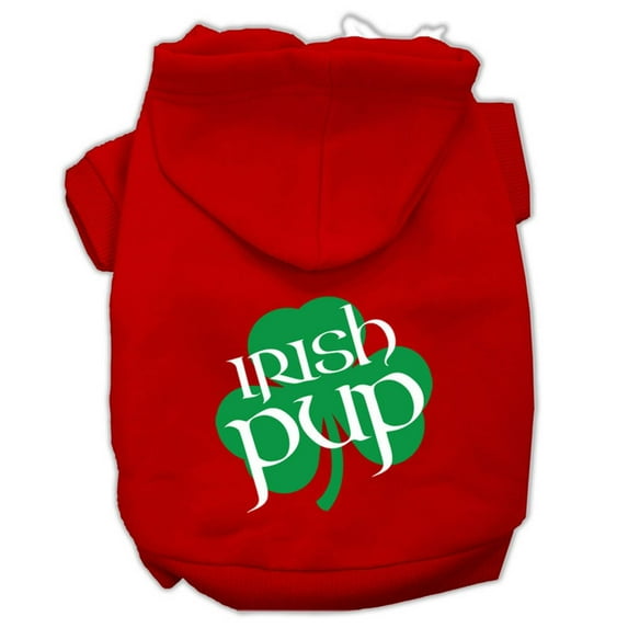 Pet Dog Cat Hoodie Screen Printed, "Irish Pup"