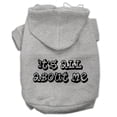 thumbnail image 1 of Pet Dog  Cat Hoodie Screen Printed, "It's All About Me", 1 of 9