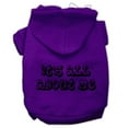 thumbnail image 1 of Pet Dog  Cat Hoodie Screen Printed, "It's All About Me", 1 of 9