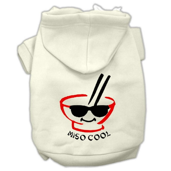 Pet, Dog Cat Hoodie Screen Printed, "Miso Cool"
