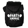 thumbnail image 1 of Pet Dog  Cat Hoodie Screen Printed, "Party Animal", 1 of 10