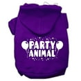 thumbnail image 1 of Pet Dog  Cat Hoodie Screen Printed, "Party Animal", 1 of 10