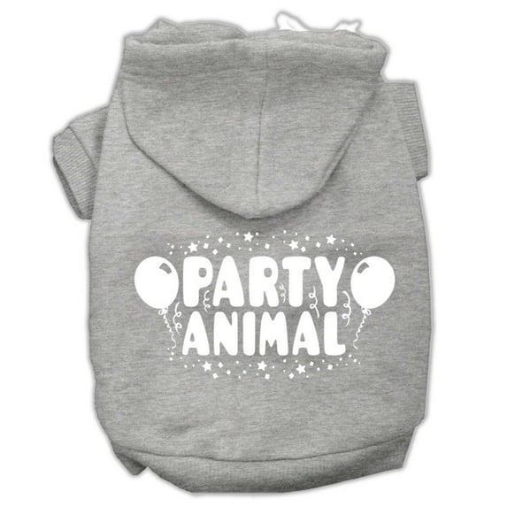 Pet Dog Cat Hoodie Screen Printed, "Party Animal"
