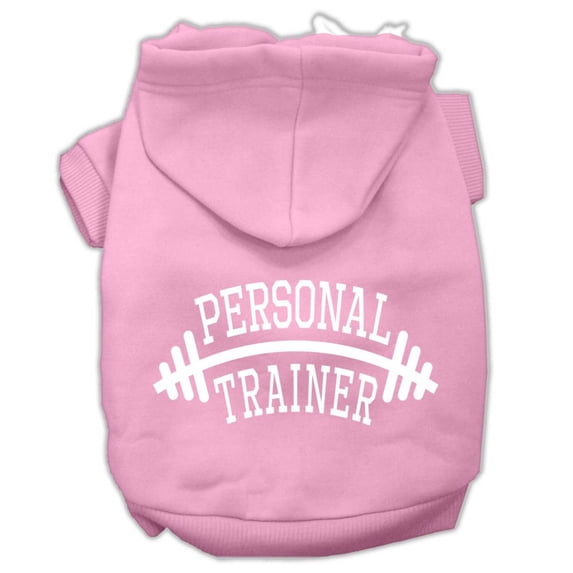 Pet, Dog Cat Hoodie Screen Printed, "Personal Trainer"