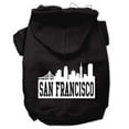 thumbnail image 1 of Pet Dog  Cat Hoodie Screen Printed, "San Francisco Skyline", 1 of 10