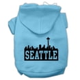 thumbnail image 1 of Pet Dog  Cat Hoodie Screen Printed, "Seattle Skyline", 1 of 10