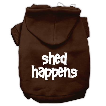 Pet Dog Cat Hoodie Screen Printed, "Shed Happens"