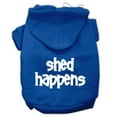 thumbnail image 1 of Pet Dog  Cat Hoodie Screen Printed, "Shed Happens", 1 of 10
