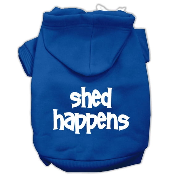 Pet Dog Cat Hoodie Screen Printed, "Shed Happens"