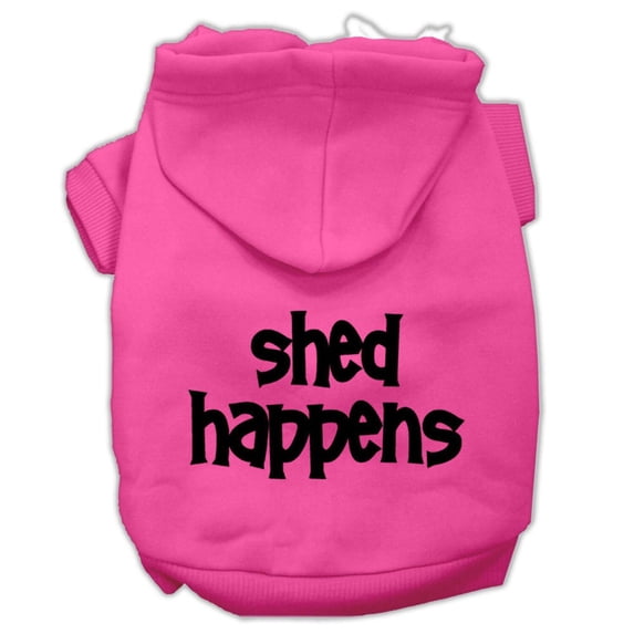 Pet Dog Cat Hoodie Screen Printed, "Shed Happens"