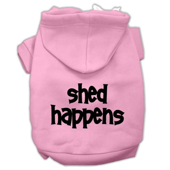 Pet Dog Cat Hoodie Screen Printed, "Shed Happens"