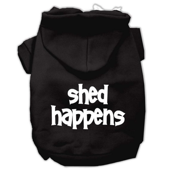 Pet Dog Cat Hoodie Screen Printed, "Shed Happens"