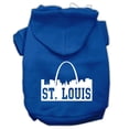 thumbnail image 1 of Pet Dog  Cat Hoodie Screen Printed, "St. Louis Skyline", 1 of 11