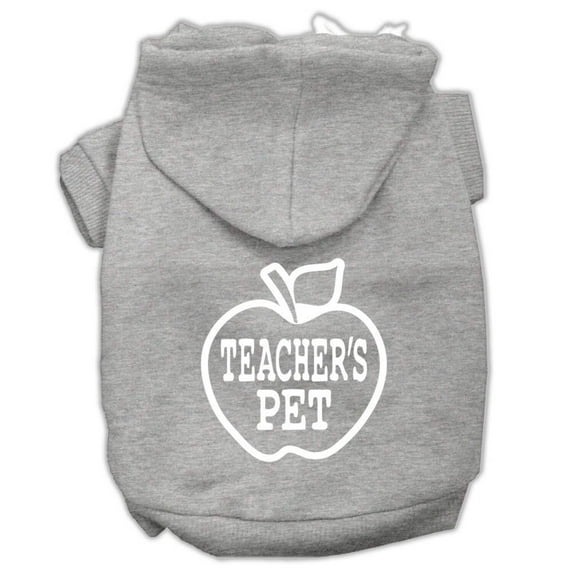 Pet Dog Cat Hoodie Screen Printed, "Teacher's Pet"