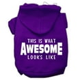 thumbnail image 1 of Pet Dog  Cat Hoodie Screen Printed, "This Is What Awesome Looks Like", 1 of 11