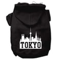 thumbnail image 1 of Pet Dog  Cat Hoodie Screen Printed, "Tokyo Skyline", 1 of 10