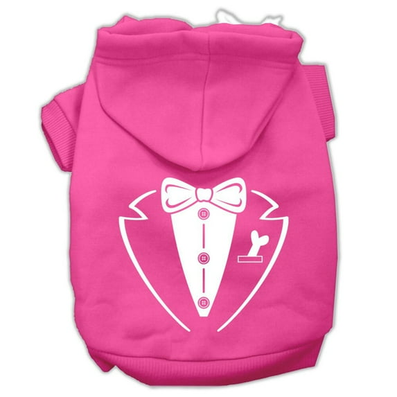 Pet Dog Cat Hoodie Screen Printed, "Tuxedo"
