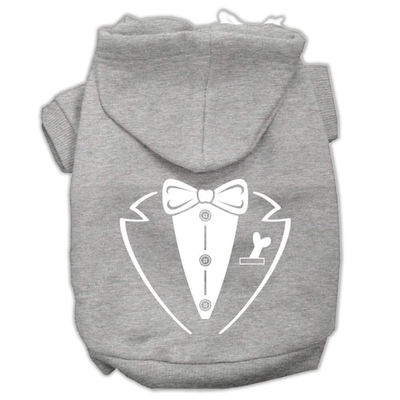 Pet Dog Cat Hoodie Screen Printed, "Tuxedo"