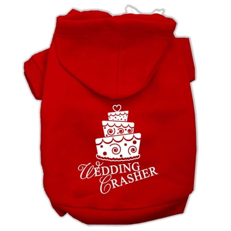 Pet Dog Cat Hoodie Screen Printed, "Wedding Crasher"
