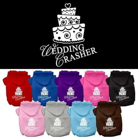Pet Dog Cat Hoodie Screen Printed, "Wedding Crasher"
