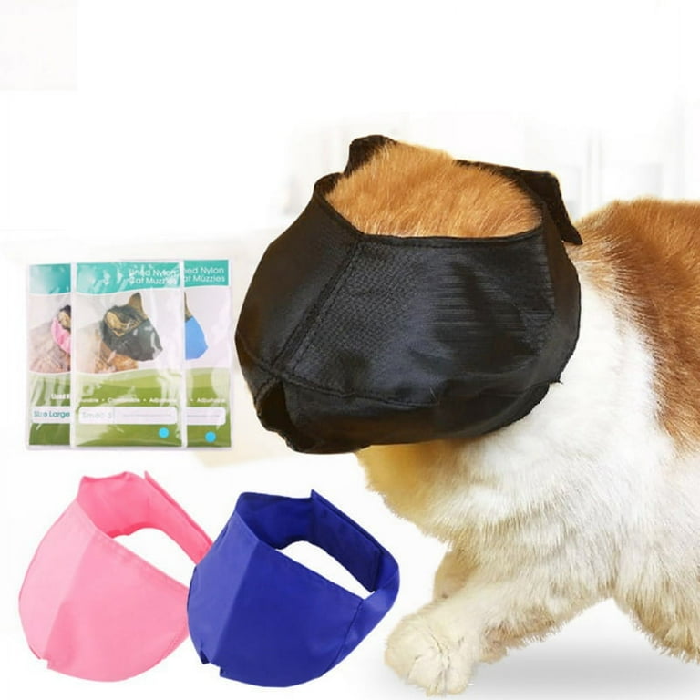 Pet Dog Cat Muzzle Anti Protective Cover Eye Grooming Supply