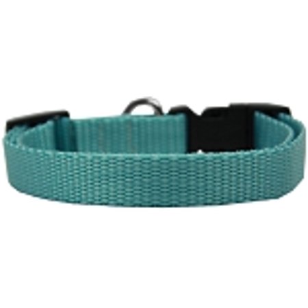 Plain Nylon Cat Safety Collar Ocean Blue