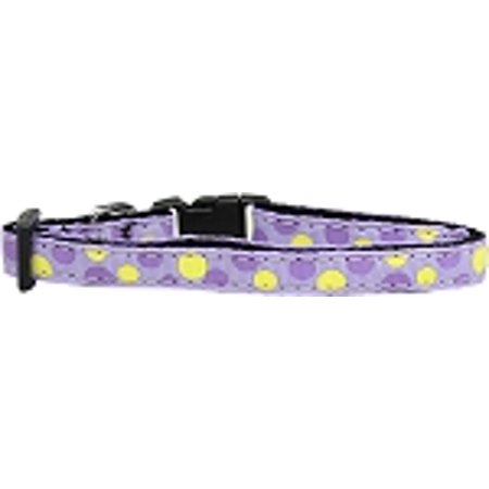 Pet Dog Cat Nylon Collar or Leash 3/8" wide, "Confetti Dots"
