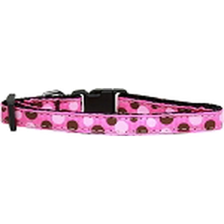 Pet Dog Cat Nylon Collar or Leash 3/8" wide, "Confetti Dots"